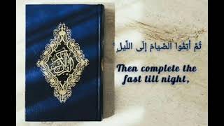 Download lagu Surah Baqarah Verse 187 Sheikh Saad Al Ghamdi with English Subtitles mp3