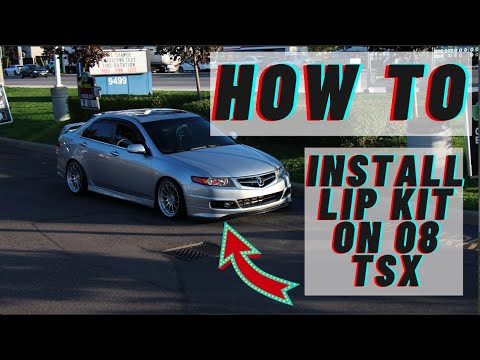 How To - Install lip kit on 08 TSX