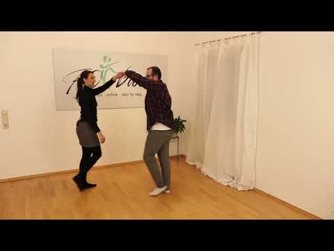 Discofox Figur: das Kuddel Muddel (ggf. als Wickler bekannt) Demonstration, Kurzerklärung & Zählen