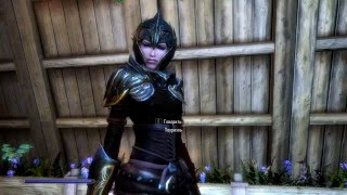 skyrim dress mod: Эльфийская броня разбойника Elven Rogue Armor