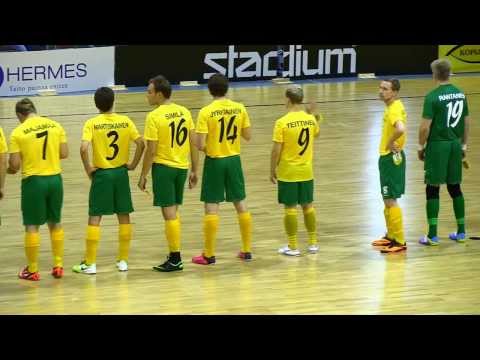Ilves FS-JB Gentofte 2-4 (1-2) Goal Highlights UEFA Futsal Cup Tampere Finland 28.8.2013
