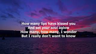 I Really Don&#39;t Want To Know by Eddy Arnold - 1953 (with lyrics)