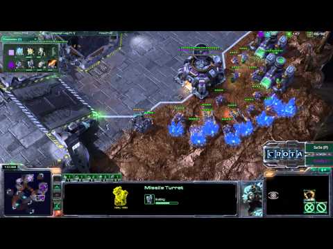 StarCraft 2 - SC615 - G5 - Goody (T) vs Sase (P) on Scrap Station