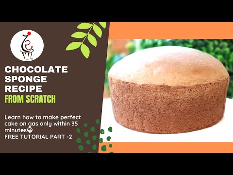 Chocolate sponge Recipe| By Rutuja's Sweets| Chocolate Cake from Scratch.