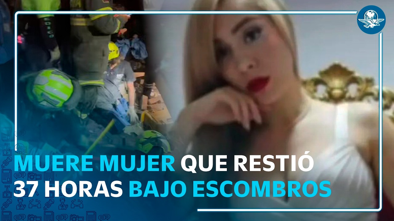 Daniela murió tras sobrevivir 37 horas bajo los escombros y ser rescatada en Colombia
