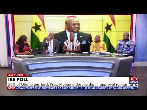 IEA Poll: 58% of Ghanaians back pres Mahama despite dip in approval ratings | Matters Arising