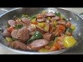 Kielbasa Sausage Peppers And Onions Recipe Low Carb | Episode 237
