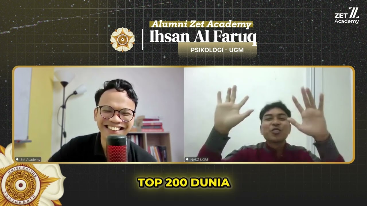 Ahmad Ihsan – Alumni Zet Academy, lolos UGM Psikologi