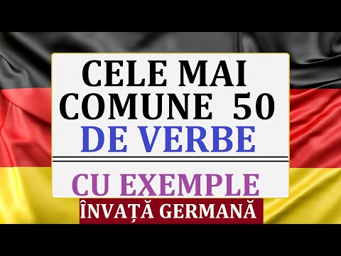 Learn German | The 50 Most Common German VERBS with EXAMPLES
