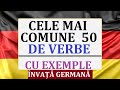 Learn German The 50 Most Common German VERBS With EXAMPLES