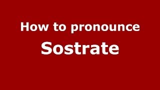 How to pronounce Sostrate