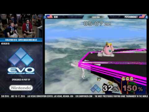 Gem (Marth) vs. PsychoMidget (Jigglypuff) - R1 Pools