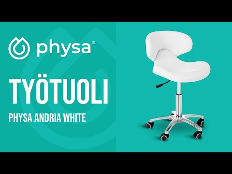 video - Työtuoli - 450 - 590 mm - 150 kg - valkoinen