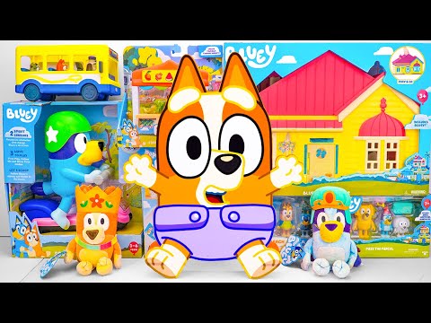 Bluey Toy Collection Unboxing Review 🧡 Baby Bingo Mystery Box & Bluey's Family Home Playset