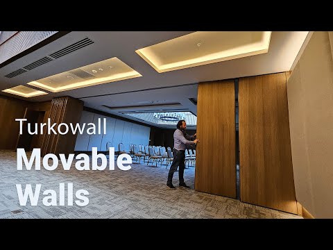 Movable partition wall video