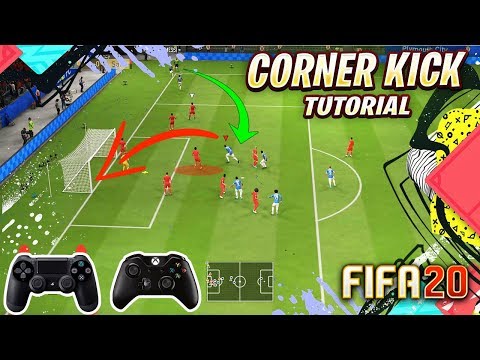 FIFA 20 CORNER KICK TUTORIAL - HOW TO SCORE GOALS FROM CORNER KICKS - TIPS & TRICKS
