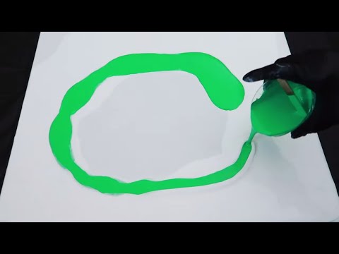 EASY | Large Canvas | Dutch Pour | Fluid Art | Acrylic