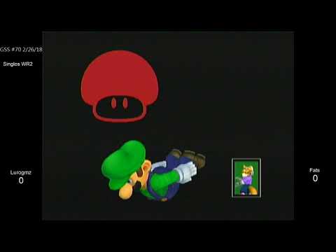 GSS 70 SSBM - Lurogmz (Luigi) vs. Fats (Fox, Falco) - Melee WR2