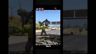 GTA 5 hulk vs kong ultimate battle #gta5 #gtaonline #funny #princeplays