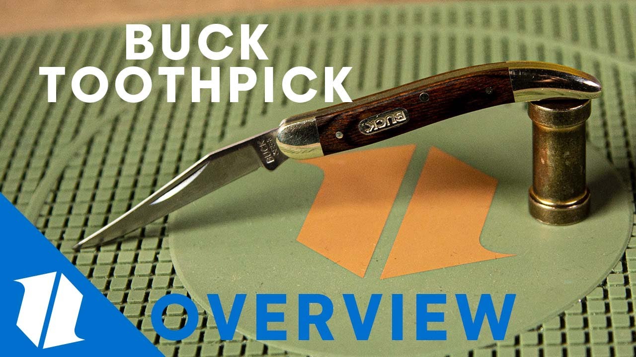 Buck Toothpick Knife 3" Woodgrain 0385BRS