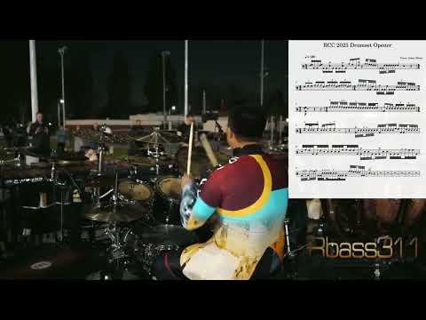 RCC 2023 "Home" Drumset Opener Solo Transcription