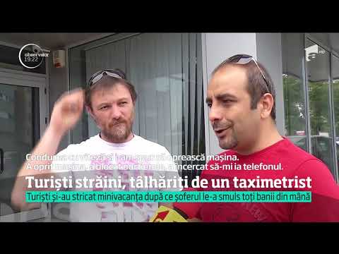 Doi turişti străini, tâlhăriţi de un taximetrist în Capitală
