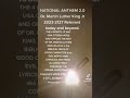 Copyright 2023 0116 ECELi All Rights Reserved NATIONAL ANTHEM 2 0 MLKjr