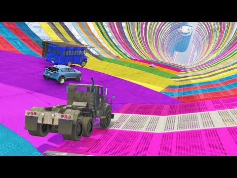 IMPOSSIBLE MEGA RAMP! SUPER CUTE!! - GTA V ONLINE