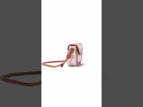 thumbnail video image 2 of Bolsa Crossbody Mujer Enso EB243106CBBE Beige/Camel beige Unitalla, 2 of 8