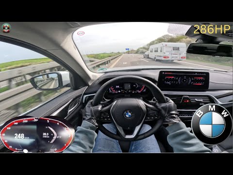 BMW 530d || 286HP || TOP SPEED on german Autobahn