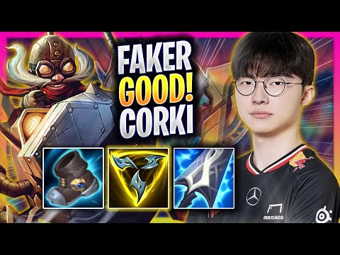 FAKER IS SO GOOD WITH CORKI! - T1 Faker Plays Corki MID vs Ekko! | Season 2025