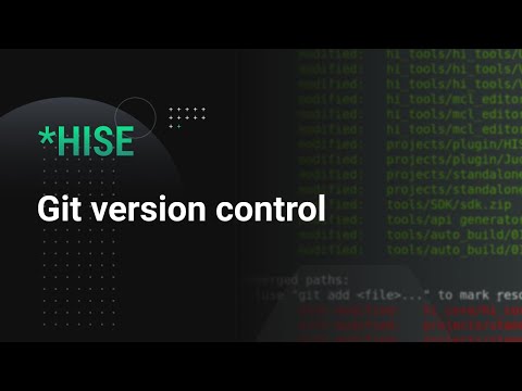 HISE version control with git