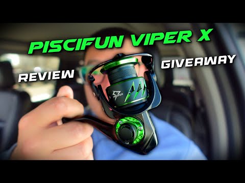 Piscifun Viper X Review &amp; Giveaway (Best $30 Ultralight Spinning Reel?)