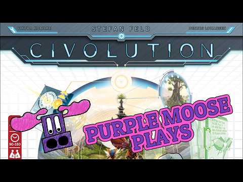Purple Moose Plays...Civolution (solo) - sponsored by Noble Knight Games
