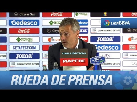 Rueda de prensa de Fran Escribá tras el Getafe CF (2-0) Villarreal CF