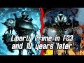 Fallout 4 - Liberty Prime in Fallout 3 and 10 years later in Fallout 4