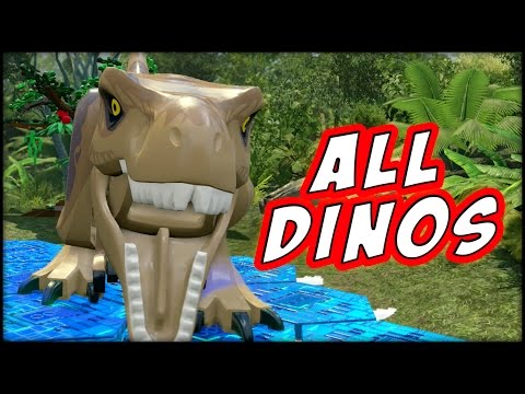 LEGO Jurassic World - ALL DINOSAURS UNLOCKED!