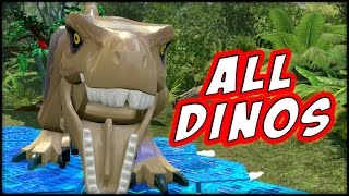 LEGO Jurassic World - ALL DINOSAURS UNLOCKED!