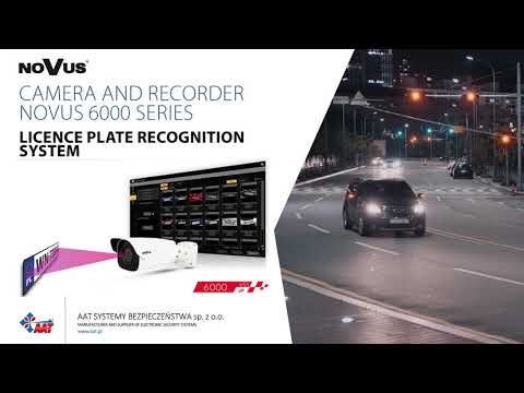 Licence plate recognition system based on 6000 series recorder NOVUS and NVIP-2H-6732M/LPR