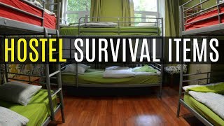 10 THINGS YOU NEED IN A HOSTEL | Quick Travel Tips For Beginners Ep.003