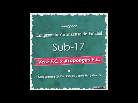 Verê FC 5x0 Arapongas EC / SUB-17