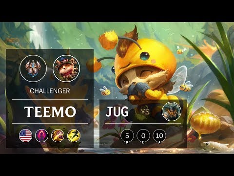 Teemo Jungle vs Olaf - NA Challenger Patch 9.13