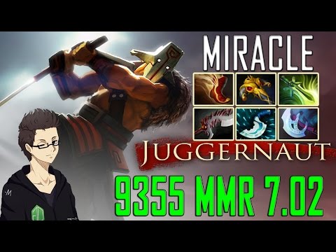 Miracle – Crazy Juggernaut Road To 10K MMR!! Gameplay Dota 2 7.02