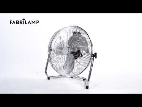 Vídeo de LIBIS Ventilador Industrial Cromo 120W Fabrilamp / Abrila