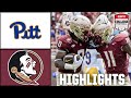 Pittsburgh Panthers Vs Florida State Seminoles Full Game Highlights ESPN College Football