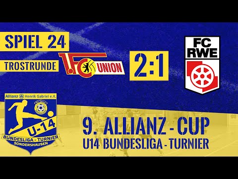 9. Allianzcup 04.02.23 | Spiel 24 | 1. FC Union Berlin - FC Rot-Weiß Erfurt 2:1 | Trostrunde