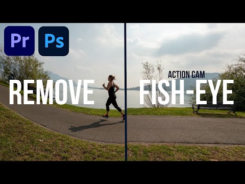 How to REMOVE the FISHEYE effect from Actioncam (GoPro) photos and Videos