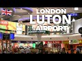 LONDON LUTON AIRPORT | 4K Walking Tour | London to Bratislava | Trip Report | Travel Vlog