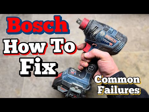 How to easily fix 2 common failures with the Bosch GDX 18V-200C Impact driver drill for very cheap.