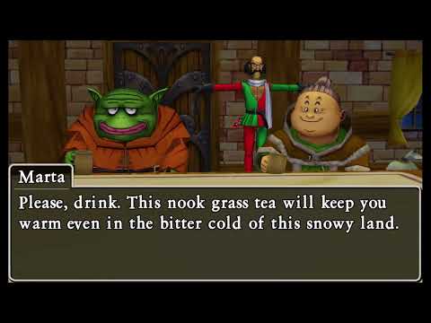 A normal Dragon Quest VIII 3DS cutscene